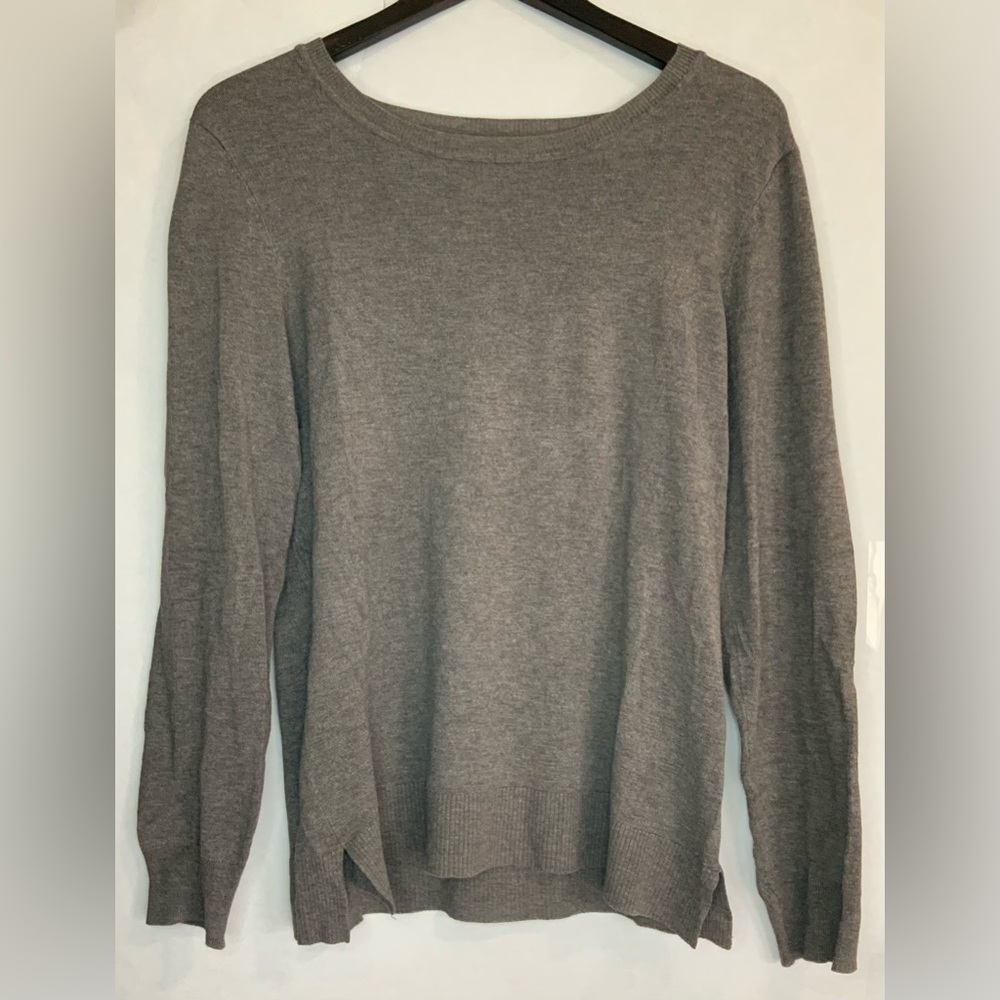 Alfani Gray Long Sleeved Sweater